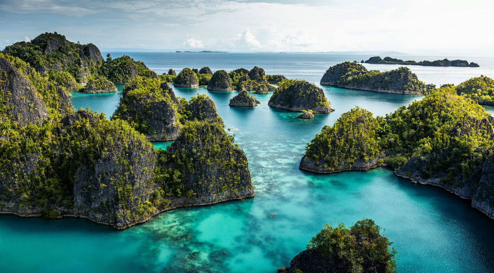 Aerial View of Raja Ampat
